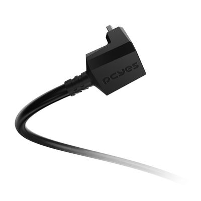 Cabo HDMI 2.1 CONEC.90º Vertical - Preto - 2 Metros - PH21-2V-D