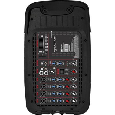 Caixa de Som Portátil HH VRC-210 com Mixer