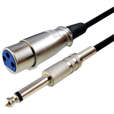 Cabo de Microfone P10 M X Cannon F 5M