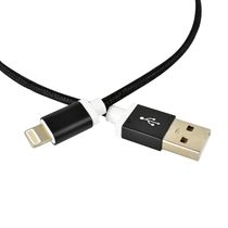 17661643518937 Cabo USB EVUS C-057 Lightning FAST Charge Preto 1,0M