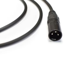Cabo para Microfone XLR Macho / XLR Femea Ninja LW 30FT 9,15 Metros Preto