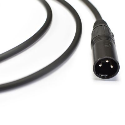 Cabo para Microfone XLR Macho / XLR Femea Ninja LW 30FT 9,15 Metros Preto