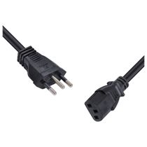Cabo de Forca Tripolar para Fonte 3X0,75 MM 250V - 50 CM