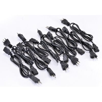 Cabo de Forca Tripolar para Fonte 3X0,50 MM 250V 10A 1,2 Metros