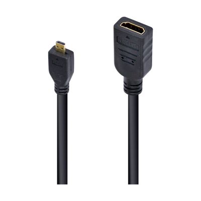 Cabo Adaptador Micro HDMI X HDMI Femea 30CM AMCHF-30