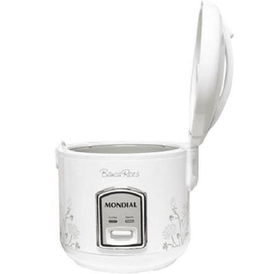 Panela ARROZ Mondial Rice NPE05-5X - 2525-02 BRANCO/FLORAL 220 VOLTS