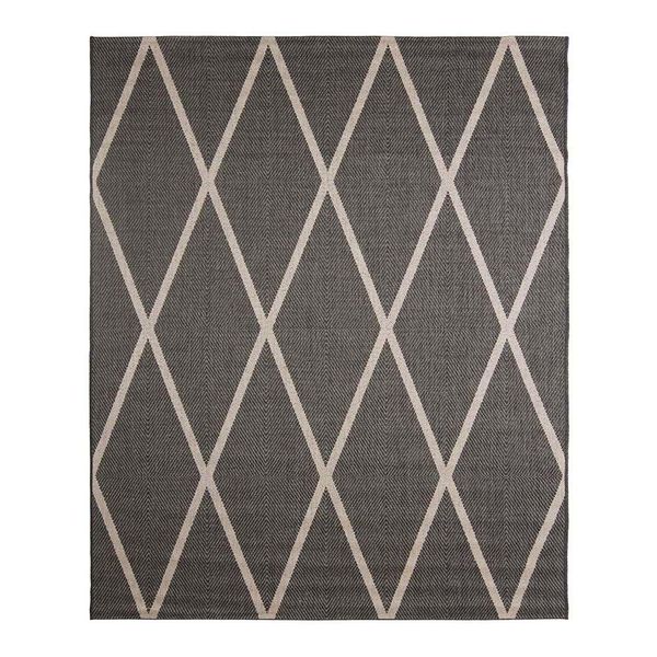 Tapete Para Sala Sisal Eco-nature Geo 56 Chumbo 3,00x4,00m