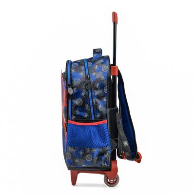 Mochila de Rodinhas Masculina Homem Aranha Azul Escuro U / Azul escuro