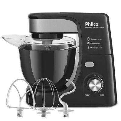 Batedeira Planetária Philco PHP500P Turbo 700W 220V