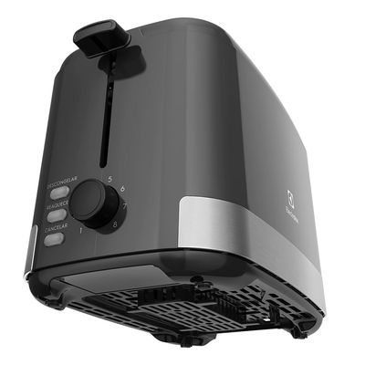 Torradeira Elétrica Electrolux Inox Preta Efficient com 8 Níveis de Tostagem (ETS10) 127V