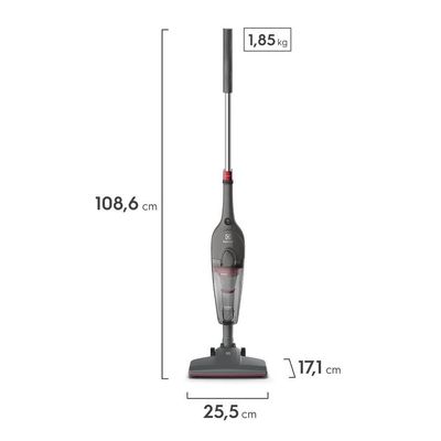 Aspirador de Pó Vertical 2 em 1 Electrolux STK15 com Fio PowerSpeed Ultra 1300W - Urban Grey cinza / 220