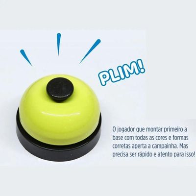 Jogo Pedagógico Geometric Com Campainha