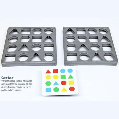 Jogo Pedagógico Geometric Com Campainha
