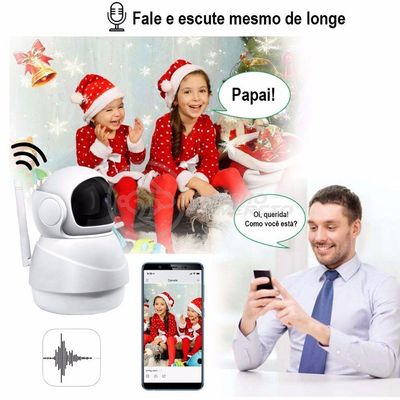 Câmera Ip C360 De Segurança Wifi Robô Hd 1080P - 8166Xp