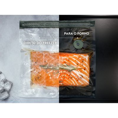 Seladora a Vácuo Portátil Electrolux com 5 Sacos Herméticos Reutilizáveis Não se aplica