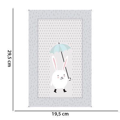 Quadro Placa Infantil Coelho