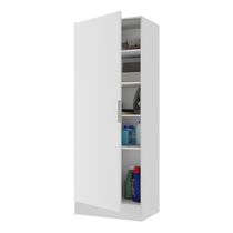 Armário Multiuso Lavanderia Com 1 Porta Multimóveis Branco
