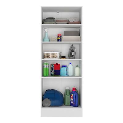 Armário Multiuso Lavanderia Com 1 Porta Multimóveis Branco
