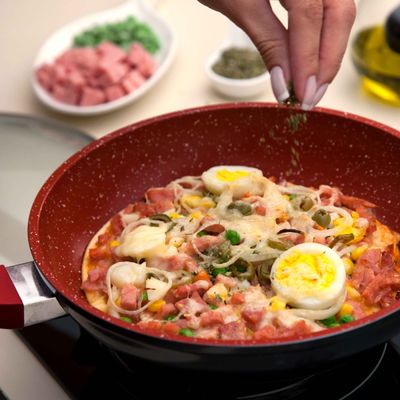Panela Polishop Sauté Grand Vermelha 24cm ND / ND