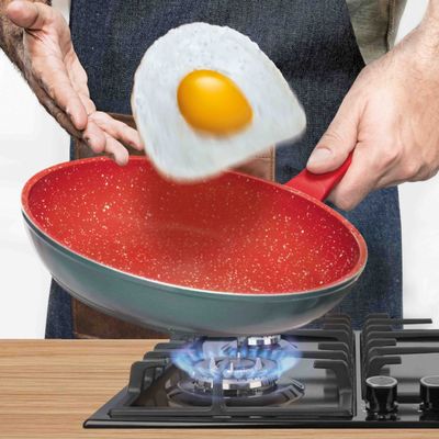 Panela Polishop Sauté Grand Vermelha 24cm ND / ND