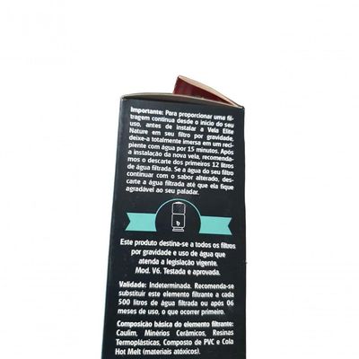 Vela Elite Nature Para Filtros Por Gravidade