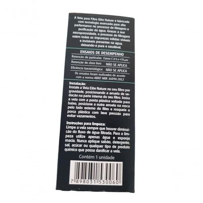 Vela Elite Nature Para Filtros Por Gravidade