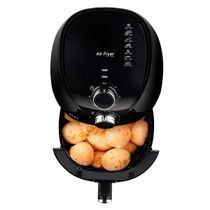 Fritadeira Elétrica Air Fryer Multi GO201 4L 1500W 127V Preta Antiaderente com Timer 60min