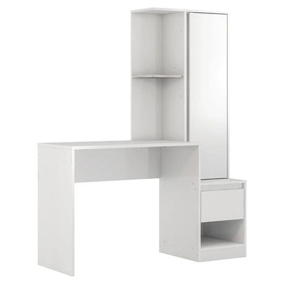 Escrivaninha Com Armário Office Luna Branco