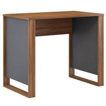 Mesa Para Computador Office Luna Amêndola/grafito