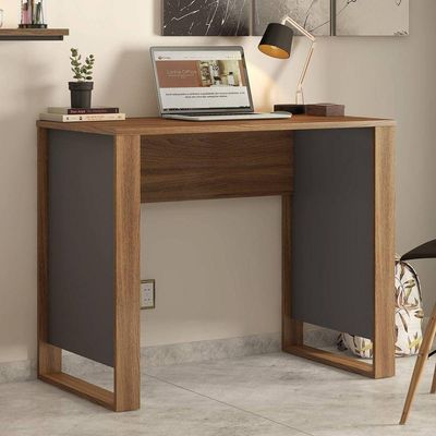 Mesa Para Computador Office Luna Amêndola/grafito