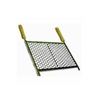 Grelha Retangular Para Churrasqueira Em Aço Inox 60x50com