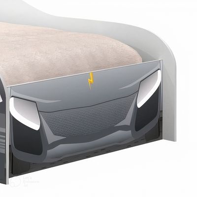 Cama Solteiro Infantil 197x91,5cm para Quarto Personagens Carro Chumbo K02 - D'Rossi