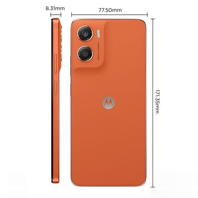 Smartphone Motorola Moto g06 4G Tela 6,9 128GB Câmera 50MP Laranja