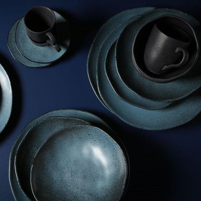 Conjunto Com 04 Travessas Retangular Orgânico Night Sky Porto Brasil