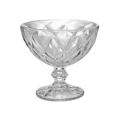 Taças De Vidro Para Sobremesa 6 Peças 250 Ml Diamonds Lyor