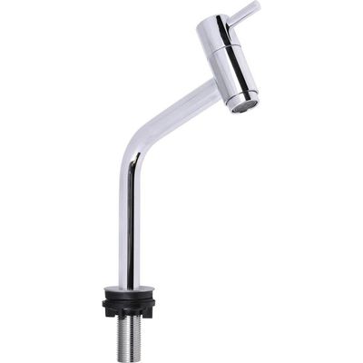 Torneira Para Cozinha Bica Baixa Mesa Aço Inox Abertura Rápida C60 Classic Liege