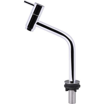 Torneira Para Cozinha Bica Baixa Mesa Aço Inox Abertura Rápida C60 Classic Liege