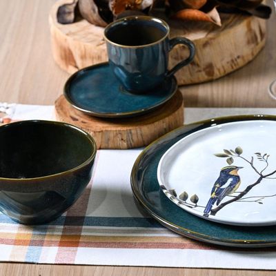 Aparelho De Jantar 30 Peças Oceano + Birdy Porto Brasil