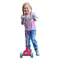 Patinete Skatenet Infantil Led Ajustável Pink Bandeirante