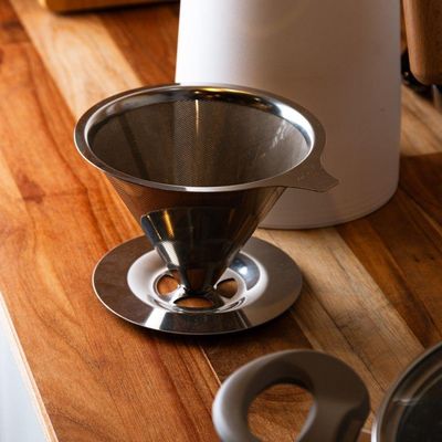 Filtro Para Café De Aço Inox N°102 14,5 X 9 Cm Lyor
