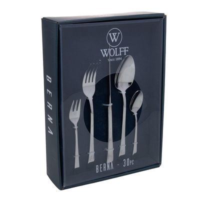 Faqueiro 30 Peças Aço Inox Berna Wolff