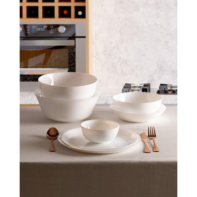 Faqueiro 24 Peças Aço Inox Positano Rosé Lyor