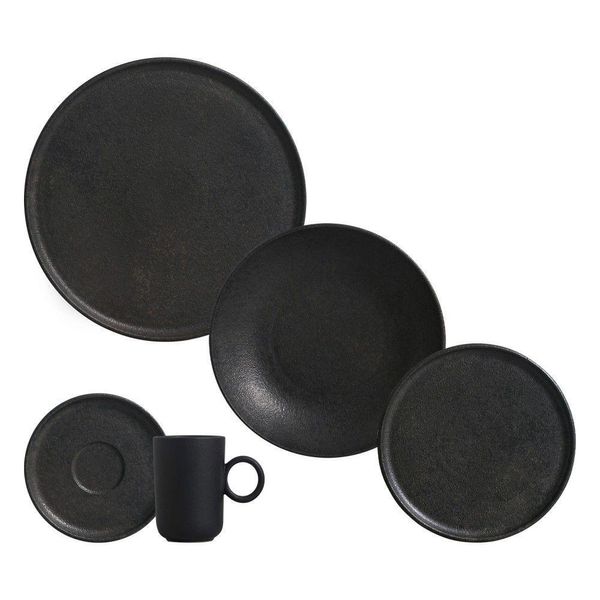 Aparelho De Jantar 20 Peças Basic Rust Porto Brasil