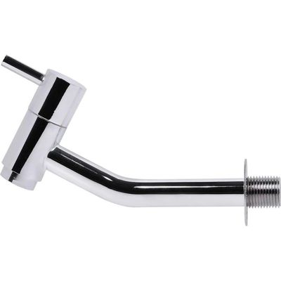 Torneira Para Cozinha Bica Fixa Parede Aço Inox Abertura Rápida C60 Classic Liege