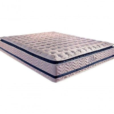 Colchão De Casal Paropas Queen Blue 198x158x32 Branco/azul