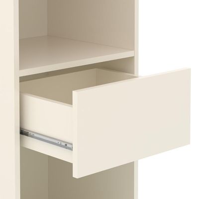 Estação De Trabalho 12 Lugares Office Tech 12 Mesas 10 Armár - Off White E Cedro Off White E Cedro