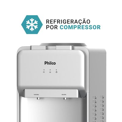 Bebedouro Philco 20L Água Gelada e Natural com Compressor PBE18 220V