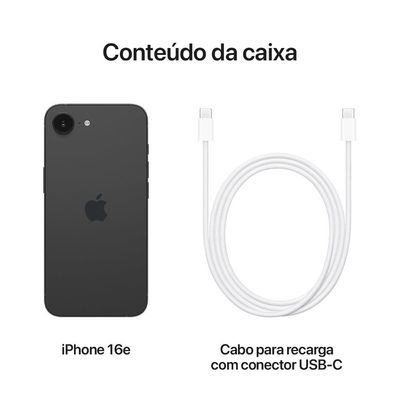 Apple iPhone 16e de 128GB - Preto