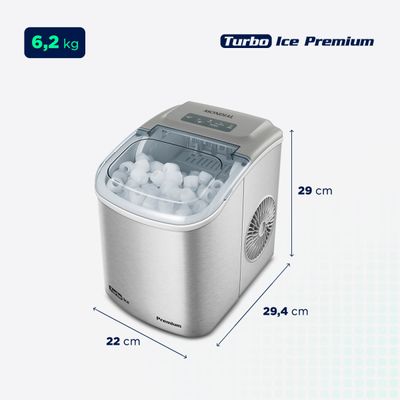 Máquina de Gelo Turbo Ice Premium Mondial MG-12-GI 127V