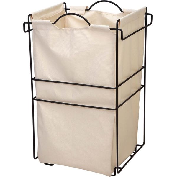 Cesto Tulha Aramado Deslizante para Roupa Suja Banheiro Lavanderia 33x59cm Masutti